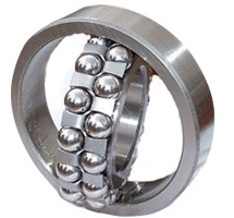 Self-aligning ball bearing with cylindrical bore
