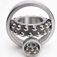 Self-aligning ball bearing with spherical inner rings