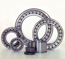 Spherical bearings on adapter sleeves